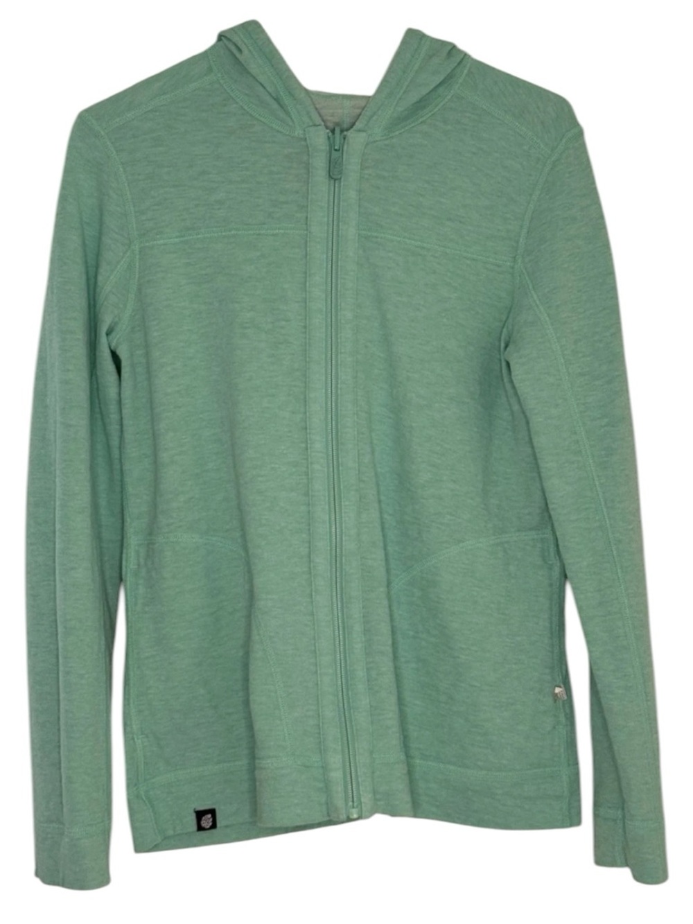 Tommy Bahama Reversible Zip Hoodie Womens Small/Petite Mint Green Lightweight